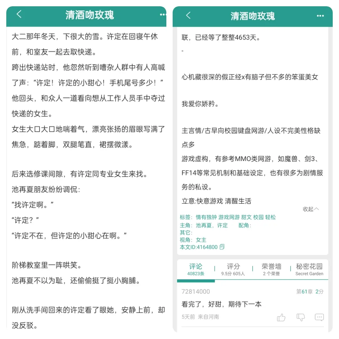 网文 每日小说 热门小说 甜文 言情