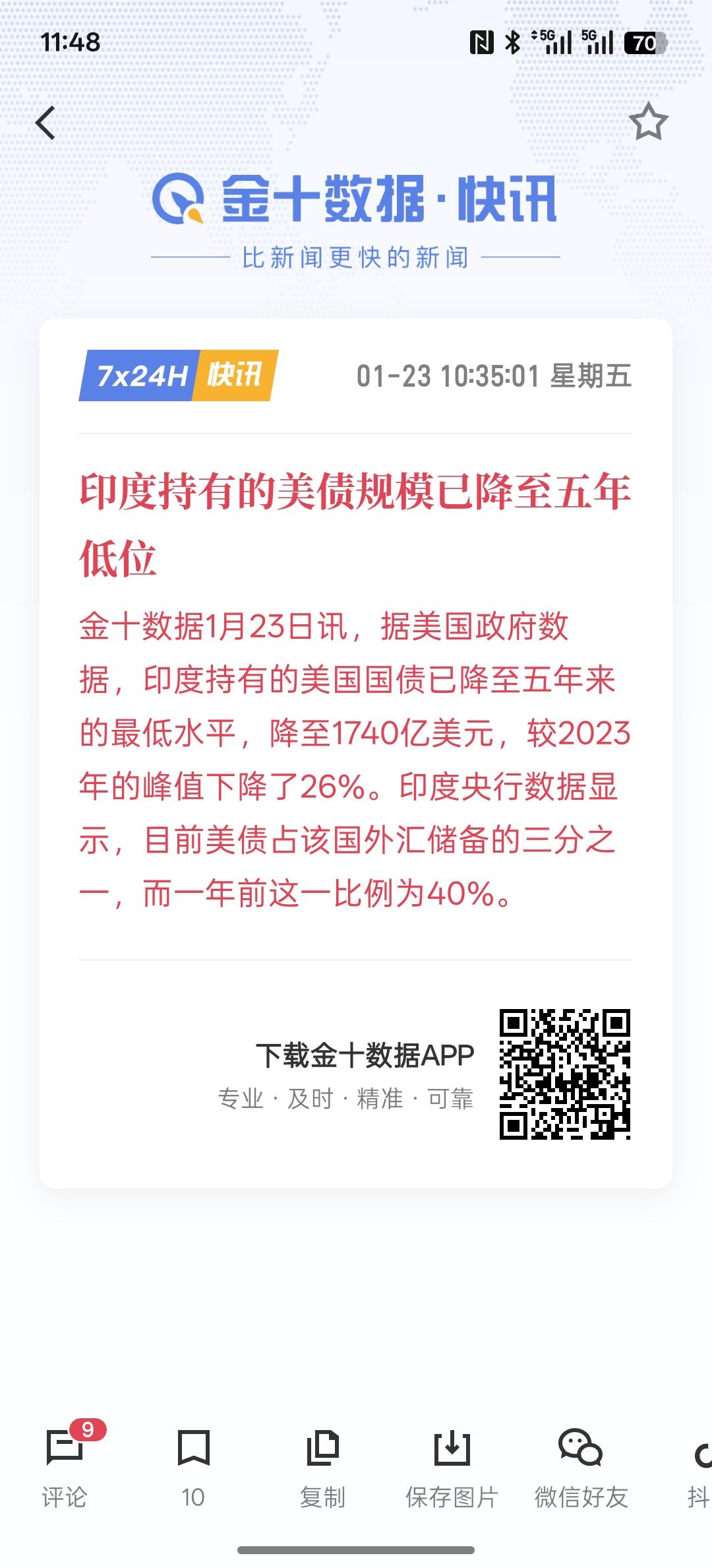 全球抛售美债将是大趋势！印度持有的美债规模已降至五年低位！而且格林兰岛也将考虑减