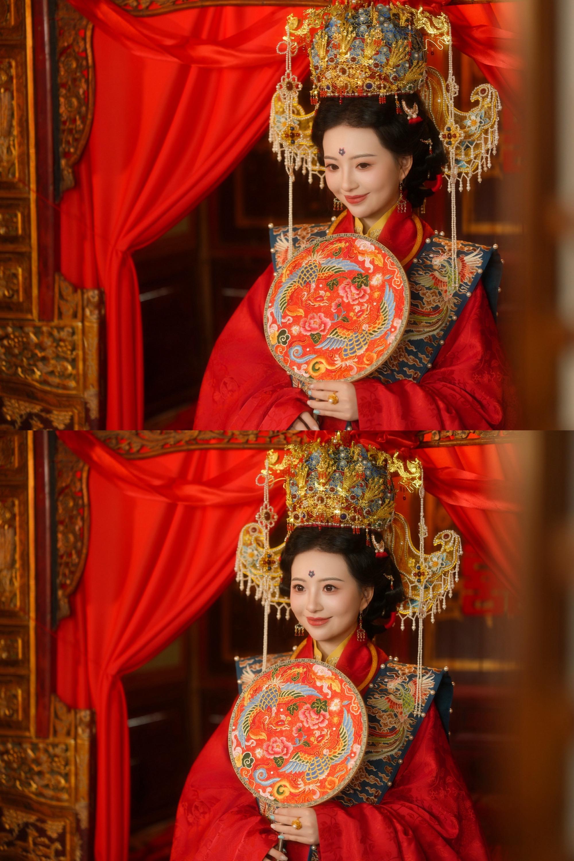 凤冠霞帔——最适合中国女孩的婚服。