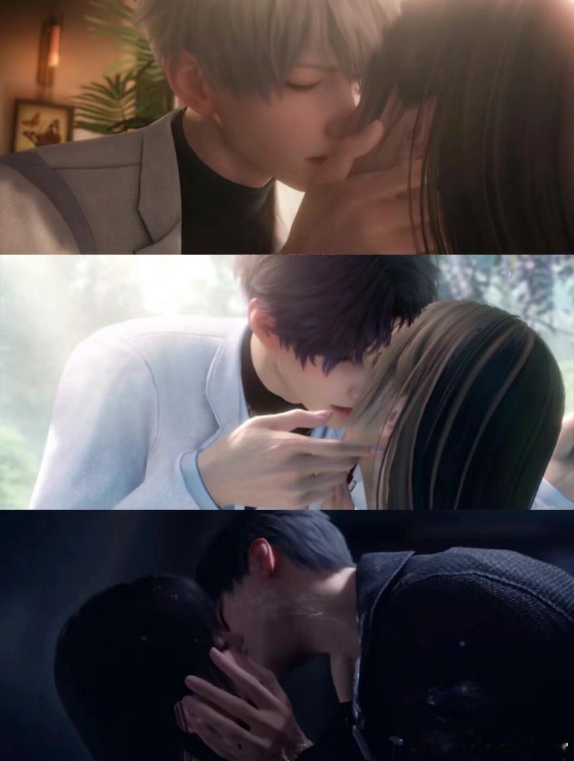 #恋与深空男主吻技#三种不同的亲亲都很好品啊！！lysk你出息了！🍐的吻好欲！