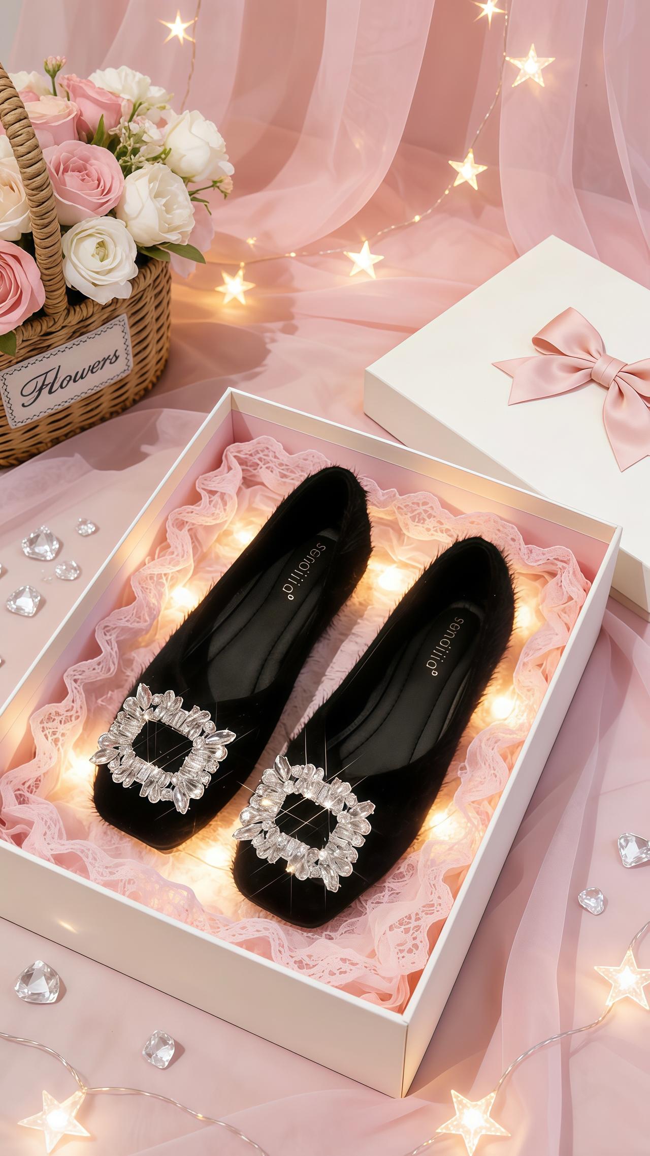 防滑软底毛毛鞋