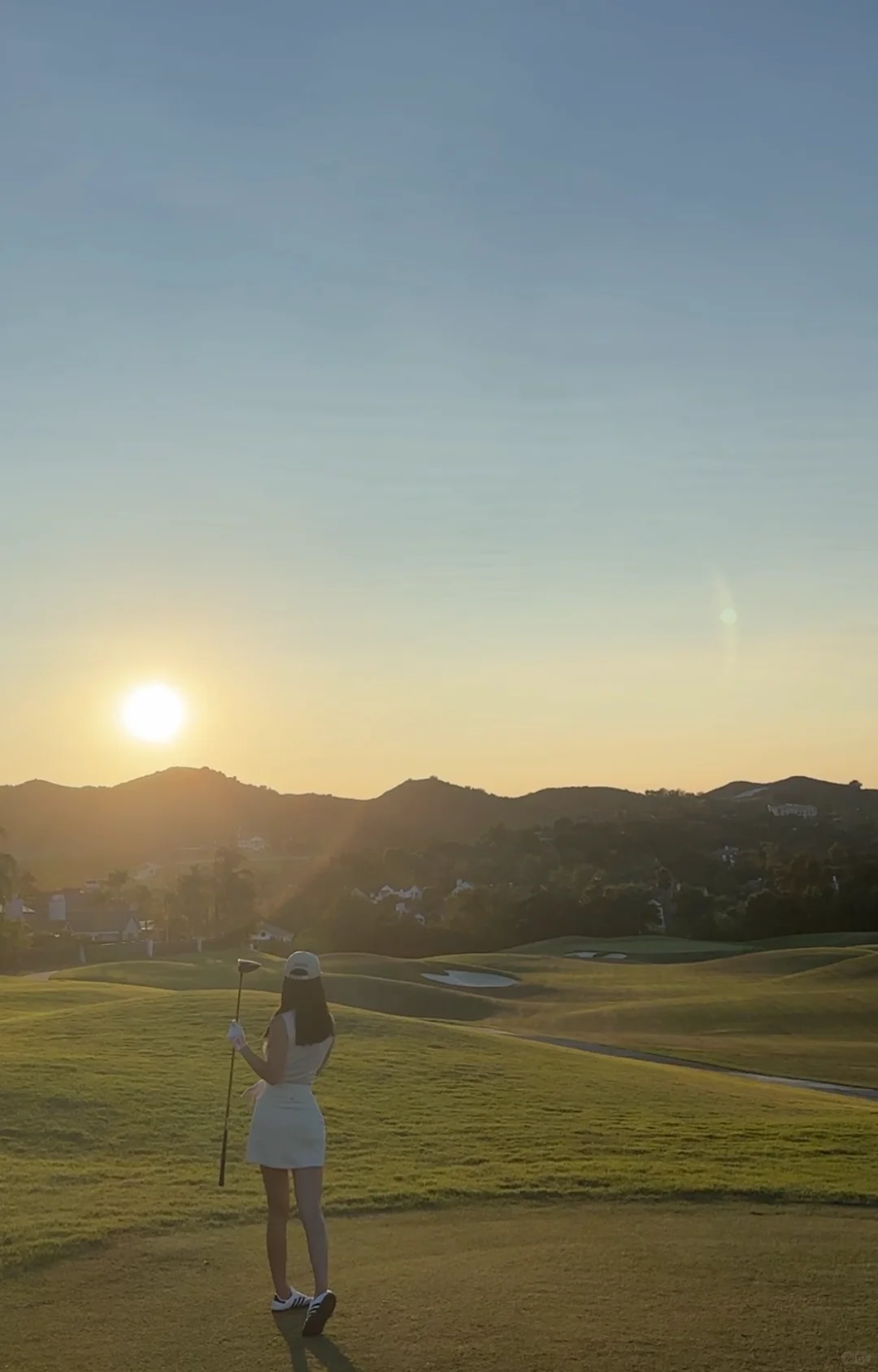 真的很喜欢夕阳时分下场