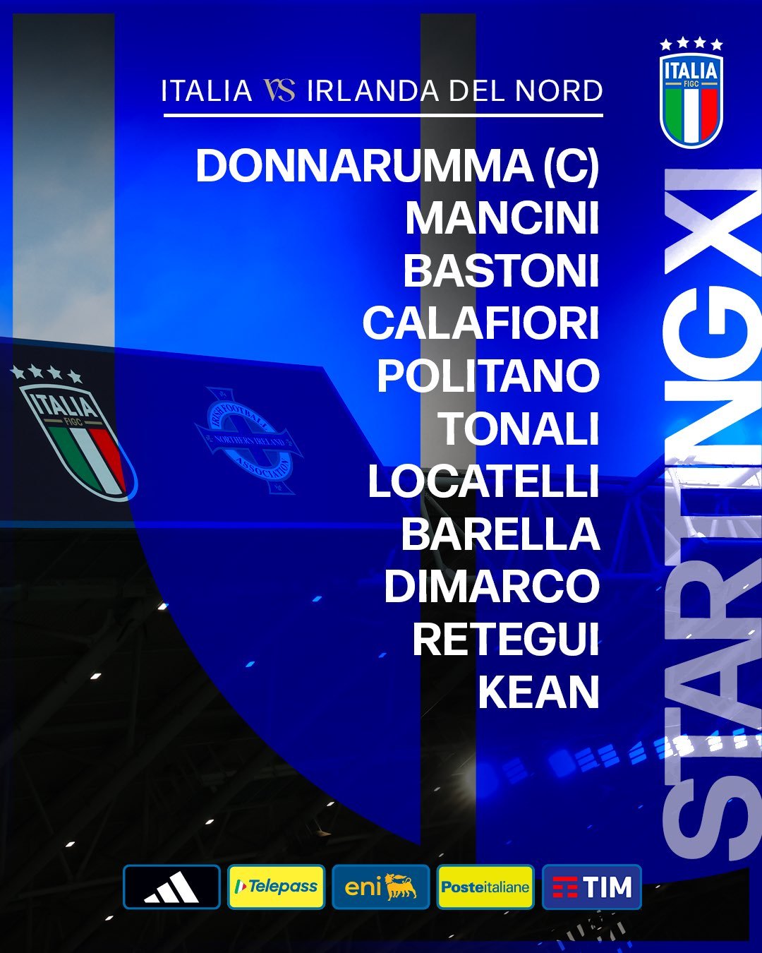 明牌的首发阵容，这场应该没问题吧… 