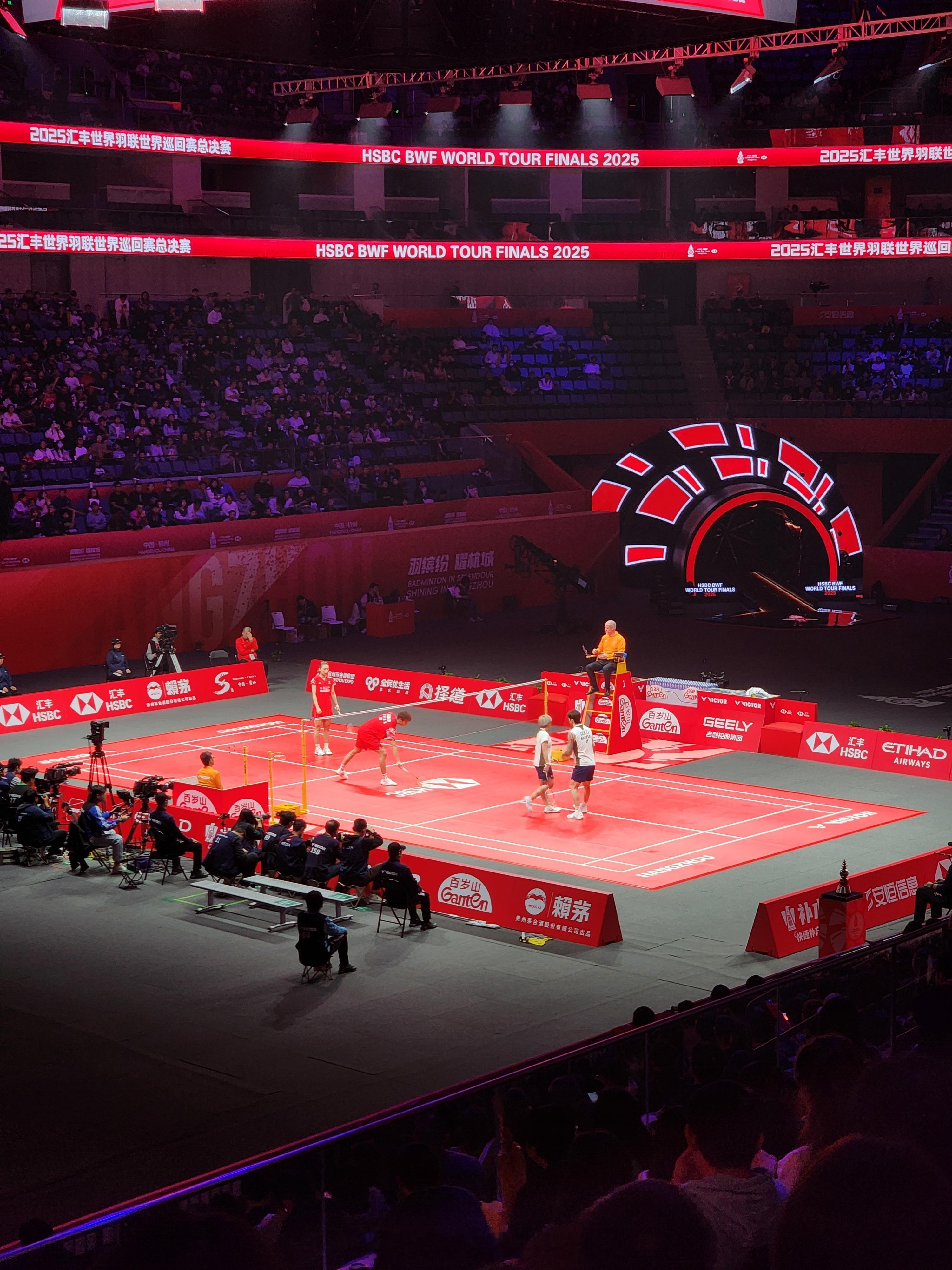 混双 半决赛 蒋振邦 / 魏雅欣 5-11 陈堂杰 / 杜依蔚2025年世界羽联