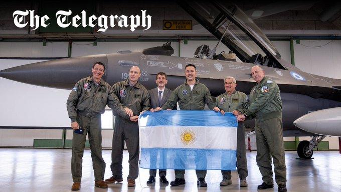 据《每日电讯报》透露，美国迫使英国同意向阿根廷提供 F-16 战斗机的援助协议。