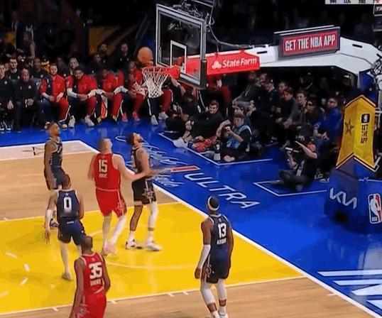 约老师好逗[偷笑]#nba全明星# ​​​