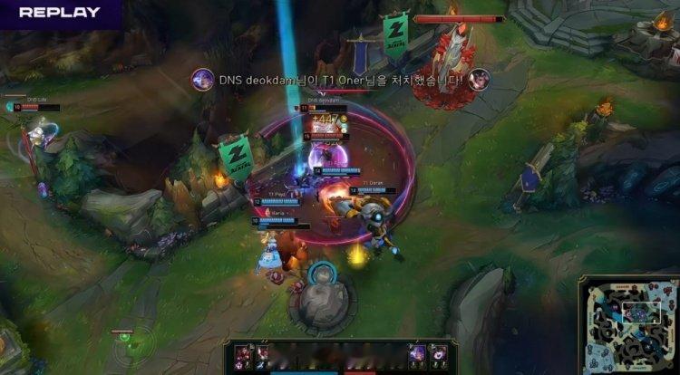 T1拿到第二胜 前期T1上中虽然对线出了问题，但T1的团战还是给力，两波团战平推
