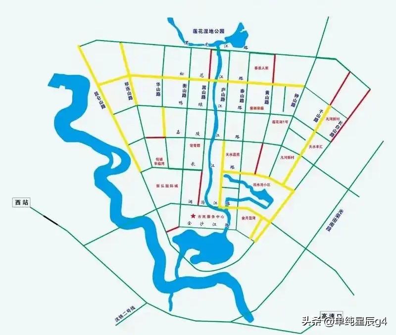 铁岭凡河新区的路，只用路命名，不像其他的东北城市用街路命名

铁岭位于辽北地区，