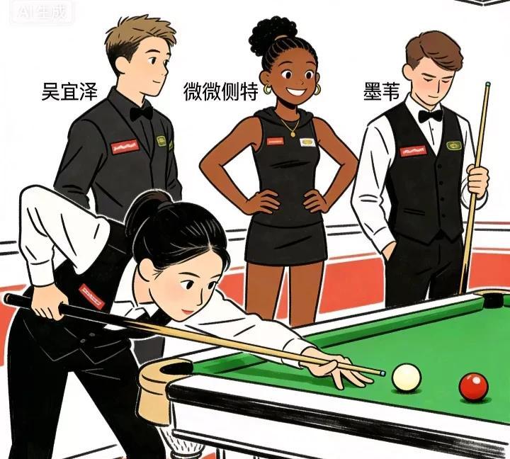 别的选手躲着种子选手抽签。
她点名要打世界第6的墨菲。
20岁的白雨露刚赢下单局