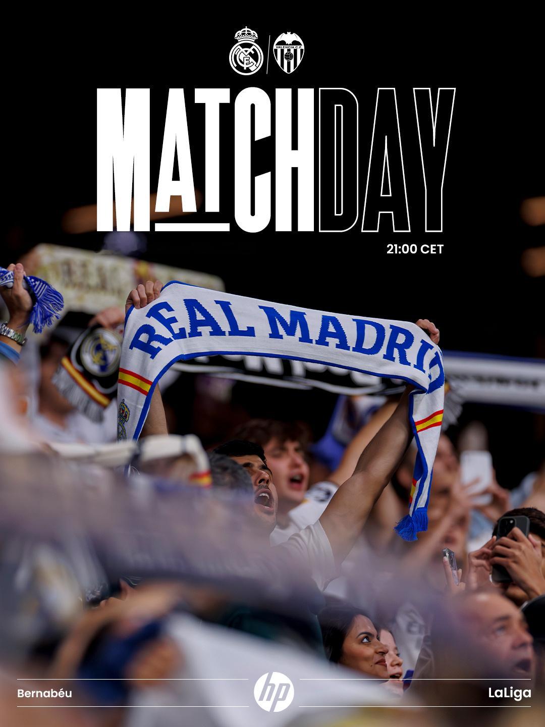 【有奖竞猜】西甲第11轮：皇马🆚瓦伦西亚，最早时间猜对比分的前三名美凌格获得小