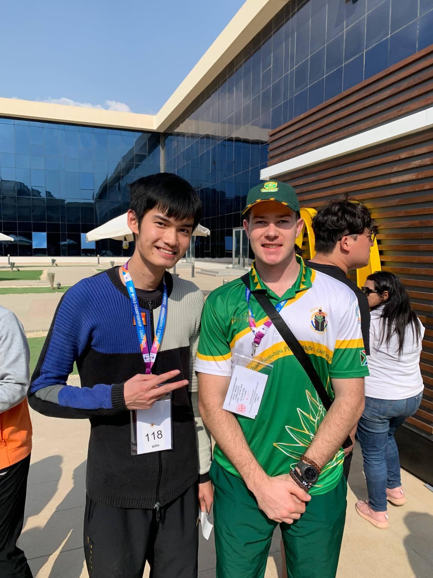 补档一张开罗世锦赛的可爱豪哥（疑似加入麦门） 