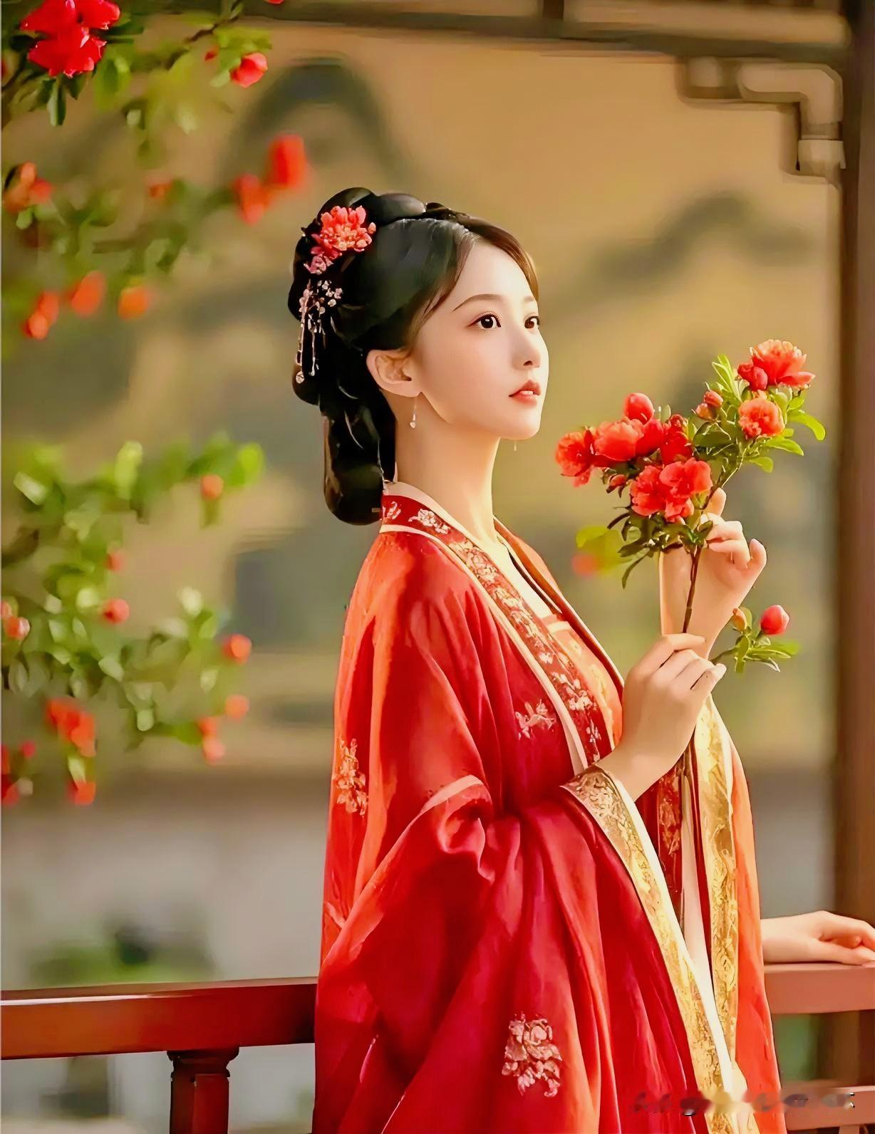 下联：碧纱窗下若榴红
上联：有请雅士[玫瑰][玫瑰][玫瑰]