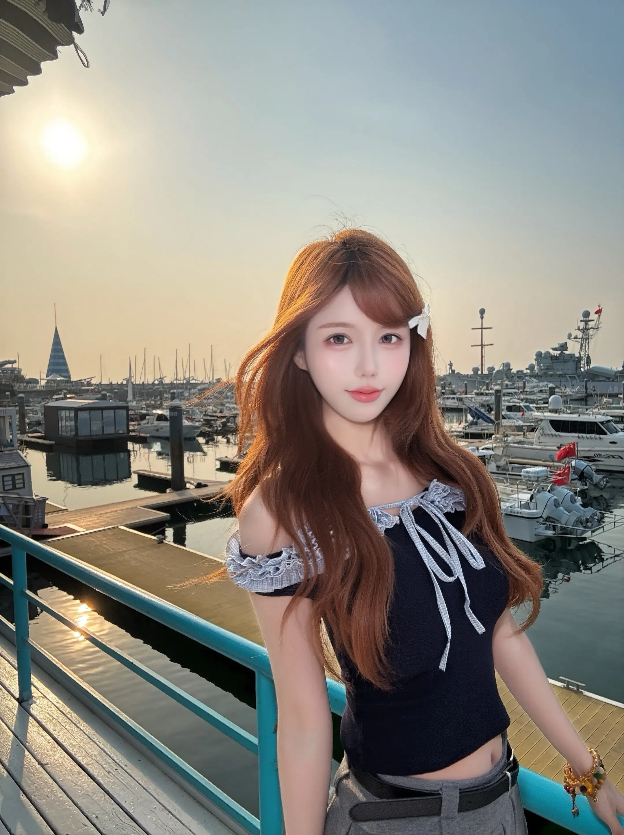 出片女大喊我爱青岛(^з^)-☆