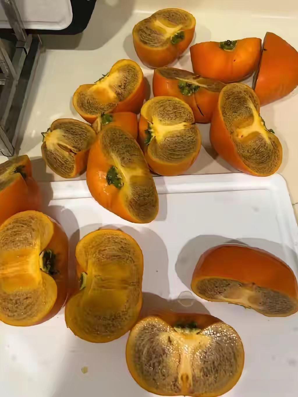 这柿子是都坏了吗