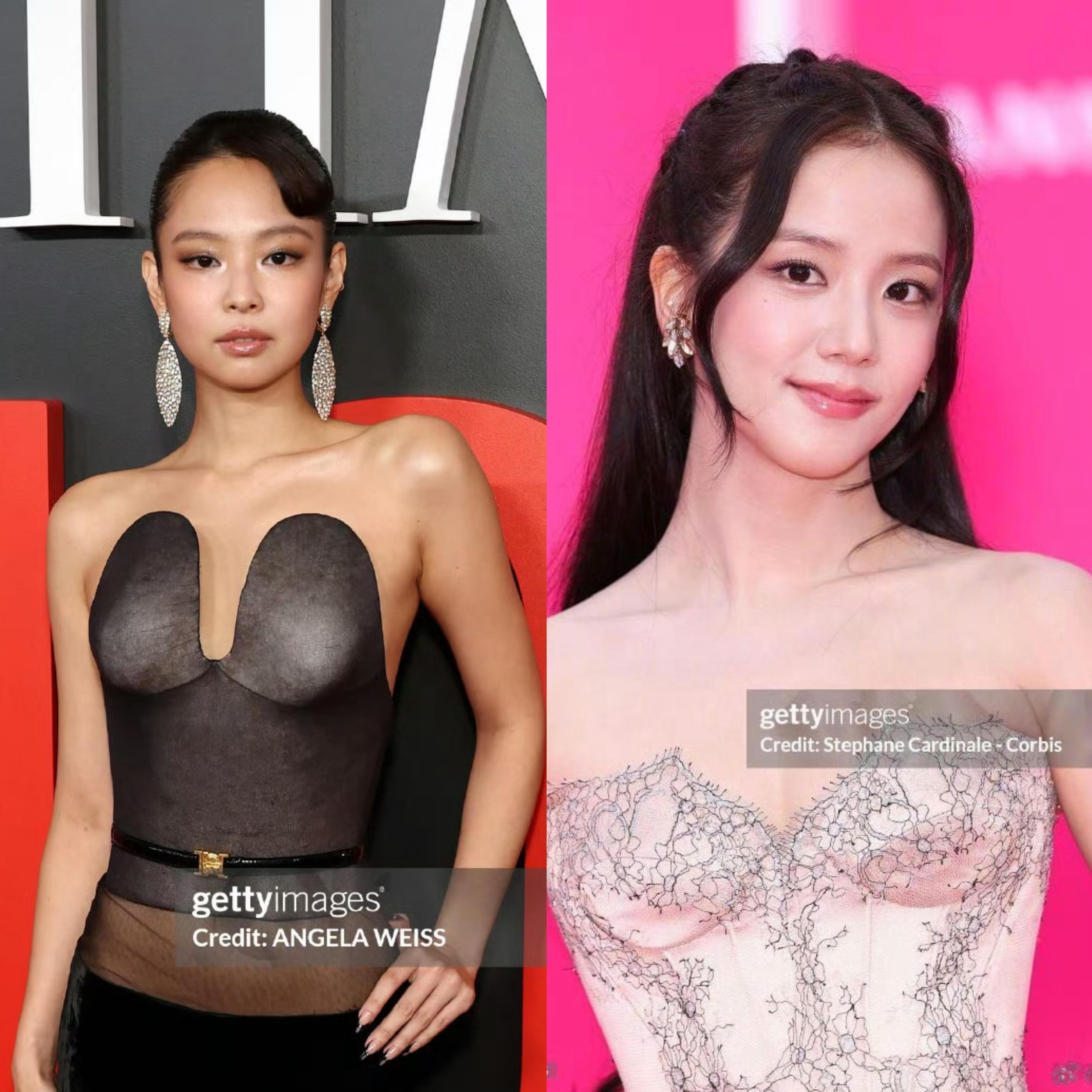 jennie金智秀G社生图jennie金智秀戛纳G社生图🈶，一个是摩登女郎一个