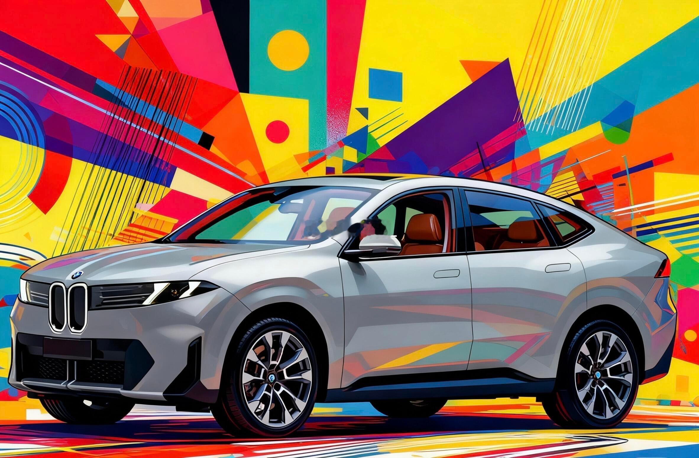 宝马首款纯电轿跑SUV iX4刚刚曝光路试谍照，上市时间：预计将会在2026年年