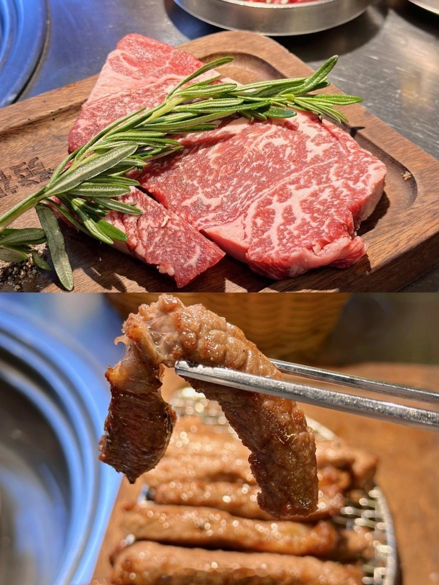 久违的烤肉🍖局～[馋嘴]收藏这家烤肉店很久了（只有晚上🈺业烤五花肉 烤得外焦