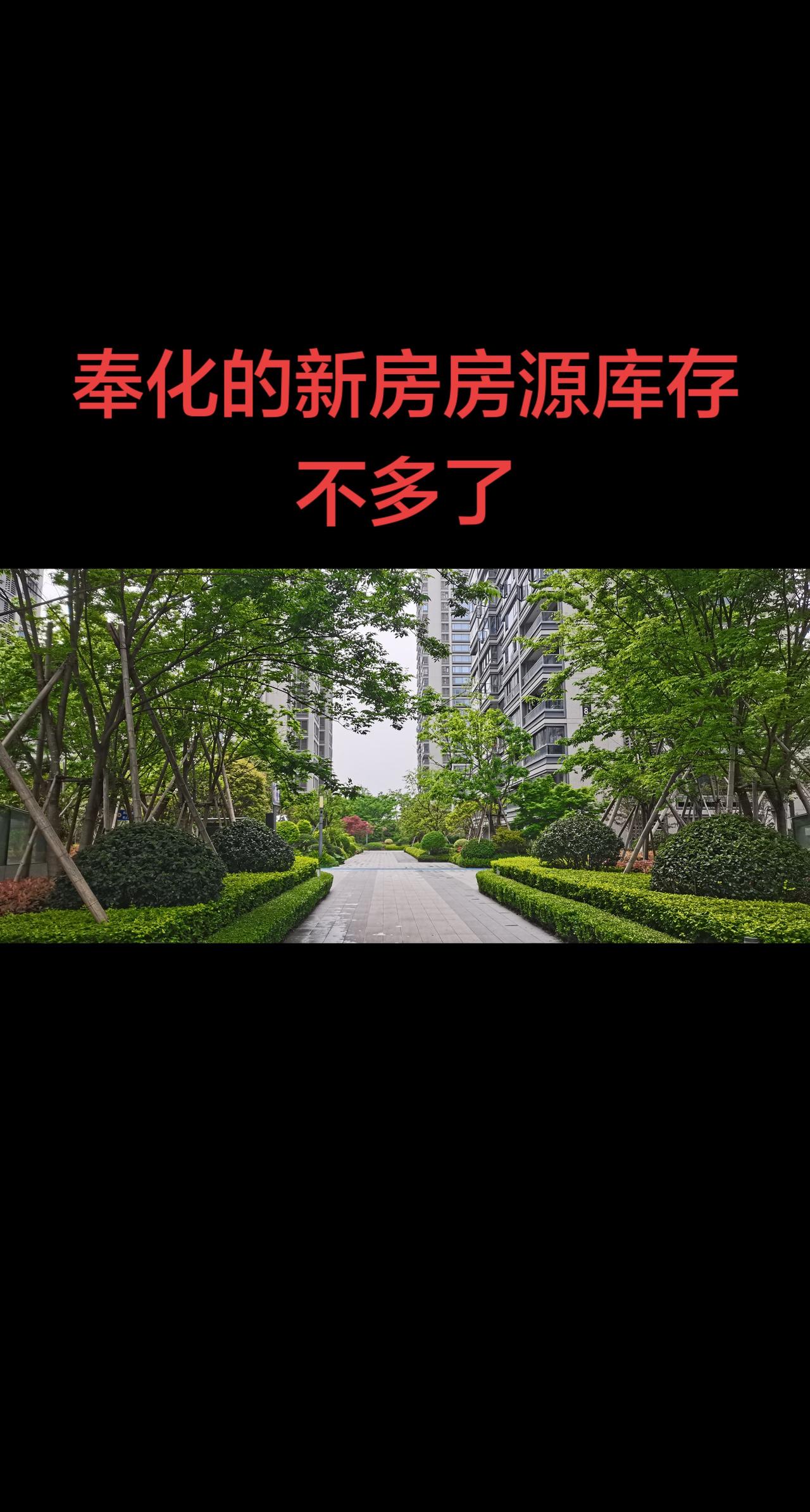 大家一说到奉化，满城都是奉化牛肉面，都是蒋氏故居和弥勒佛寺。一说到奉化楼市，库存