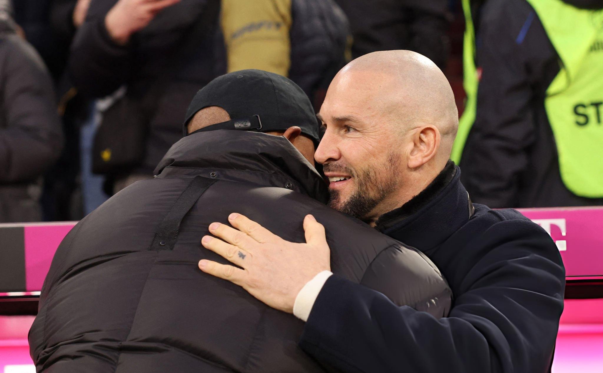 昨天上半场结束前，迪亚斯进球将比分改写为 3-1，霍芬海姆主教练Christia