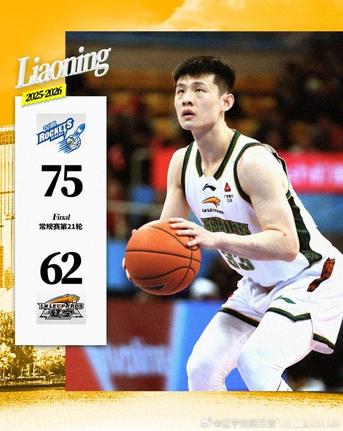 宁波队史首胜辽宁今日CBA联赛继续进行，宁波男篮与辽宁男篮交手，最终宁波男篮75