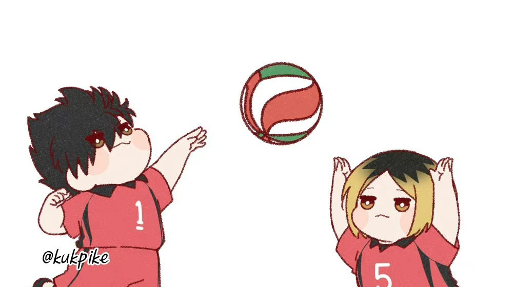 排球少年等待传球的宝宝们🏐 x：kukpike 