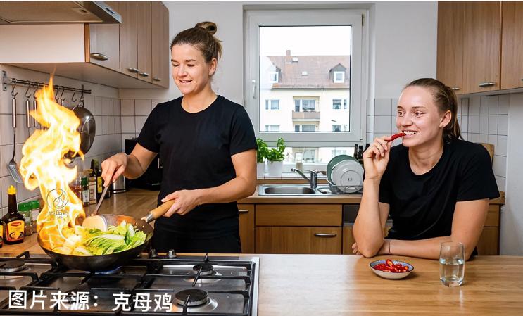 笑喷饭的图片[我想静静]
两个大厨聚会！！！
穆霍娃：我大火炒白菜🥬……
莱巴