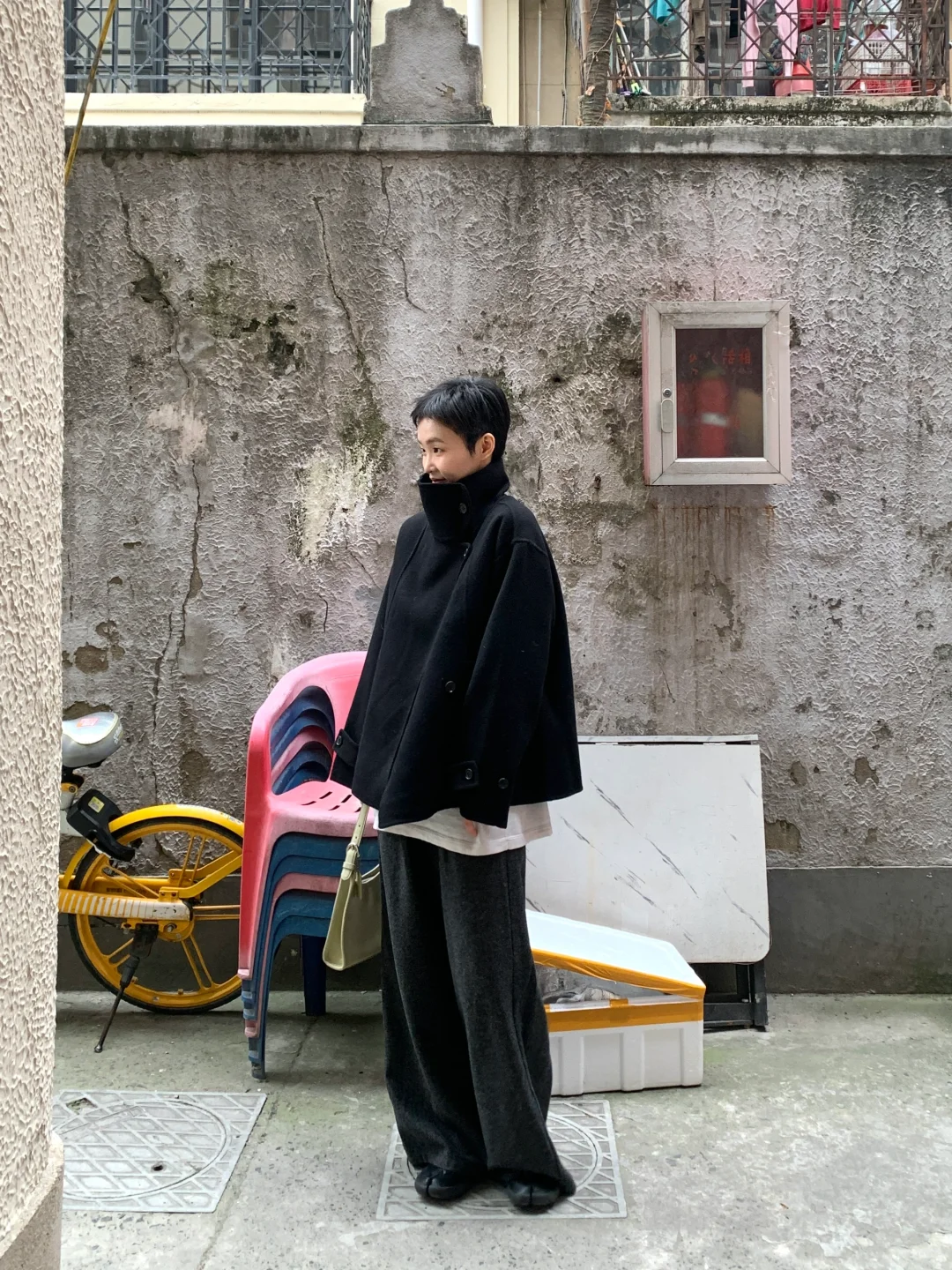 本以为剪了个很帅的发型