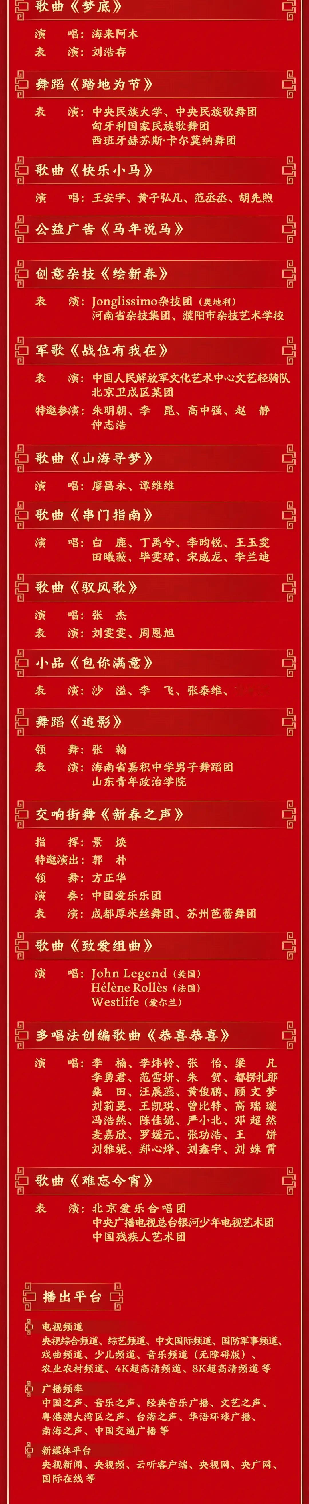 刚刚浏览了一下今晚的春晚节目单，好像没有什么很期待的，甚至有时候觉得还没有刷短视