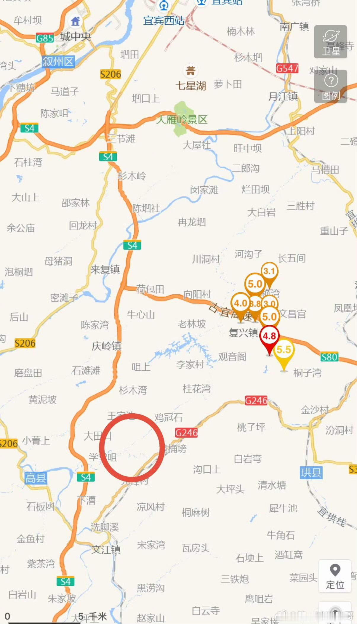 宜宾地震【刚才，四川高县发生4.9级地震，当地震感明显，中国地震预警网在震后5.