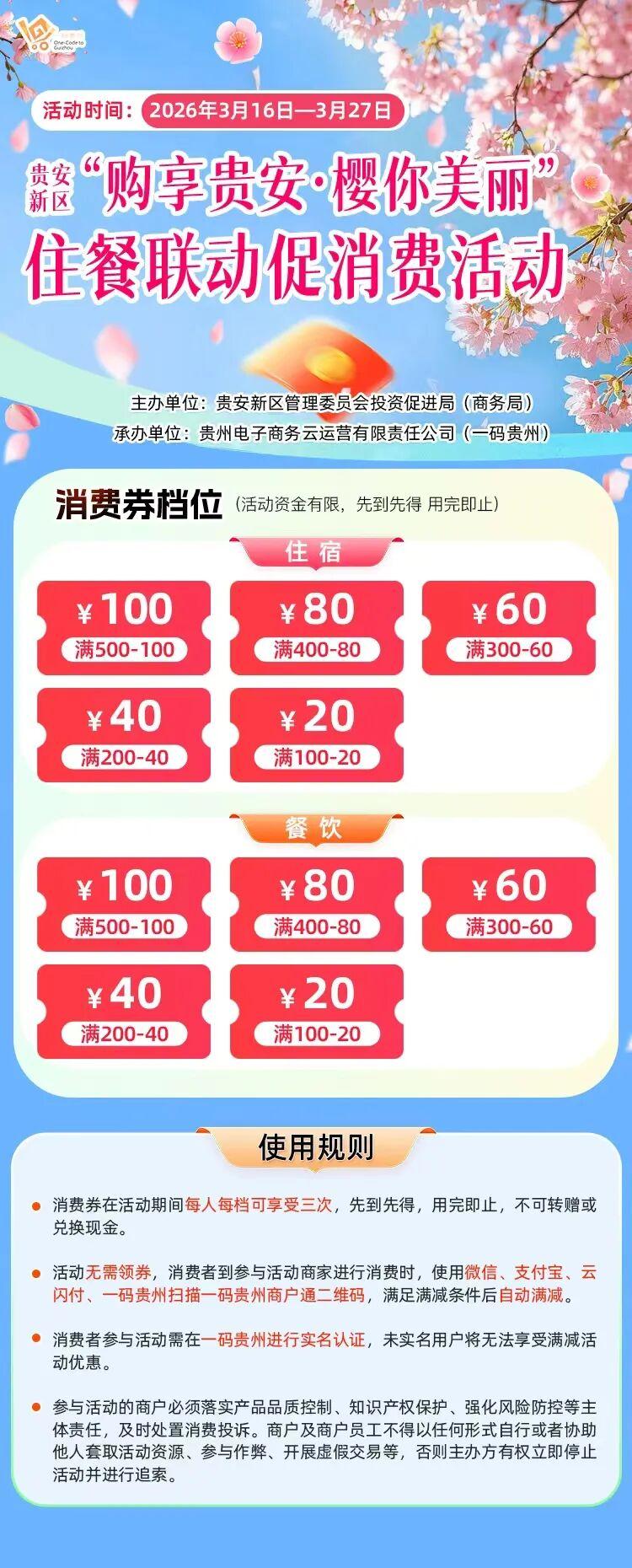 贵安又发消费券啦！