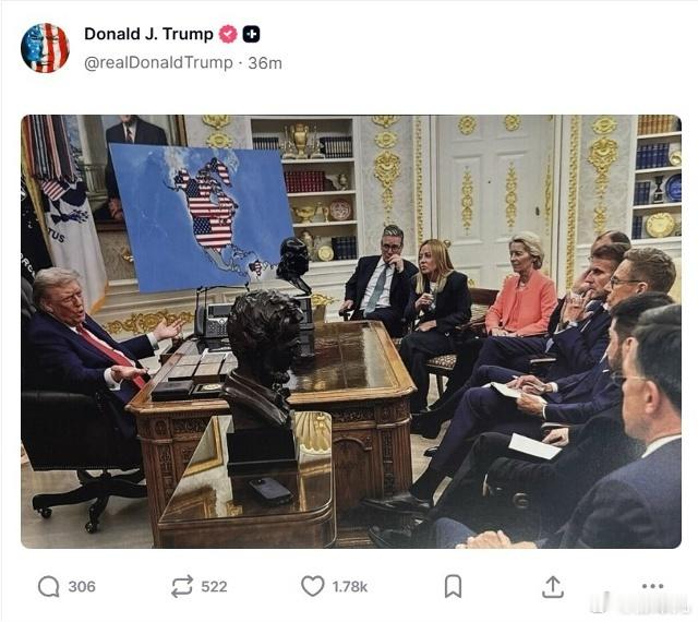 美国总统特朗普想要吞并加拿大和格陵兰岛的野心昭然若揭。特朗普因诺贝尔奖破防威胁挪