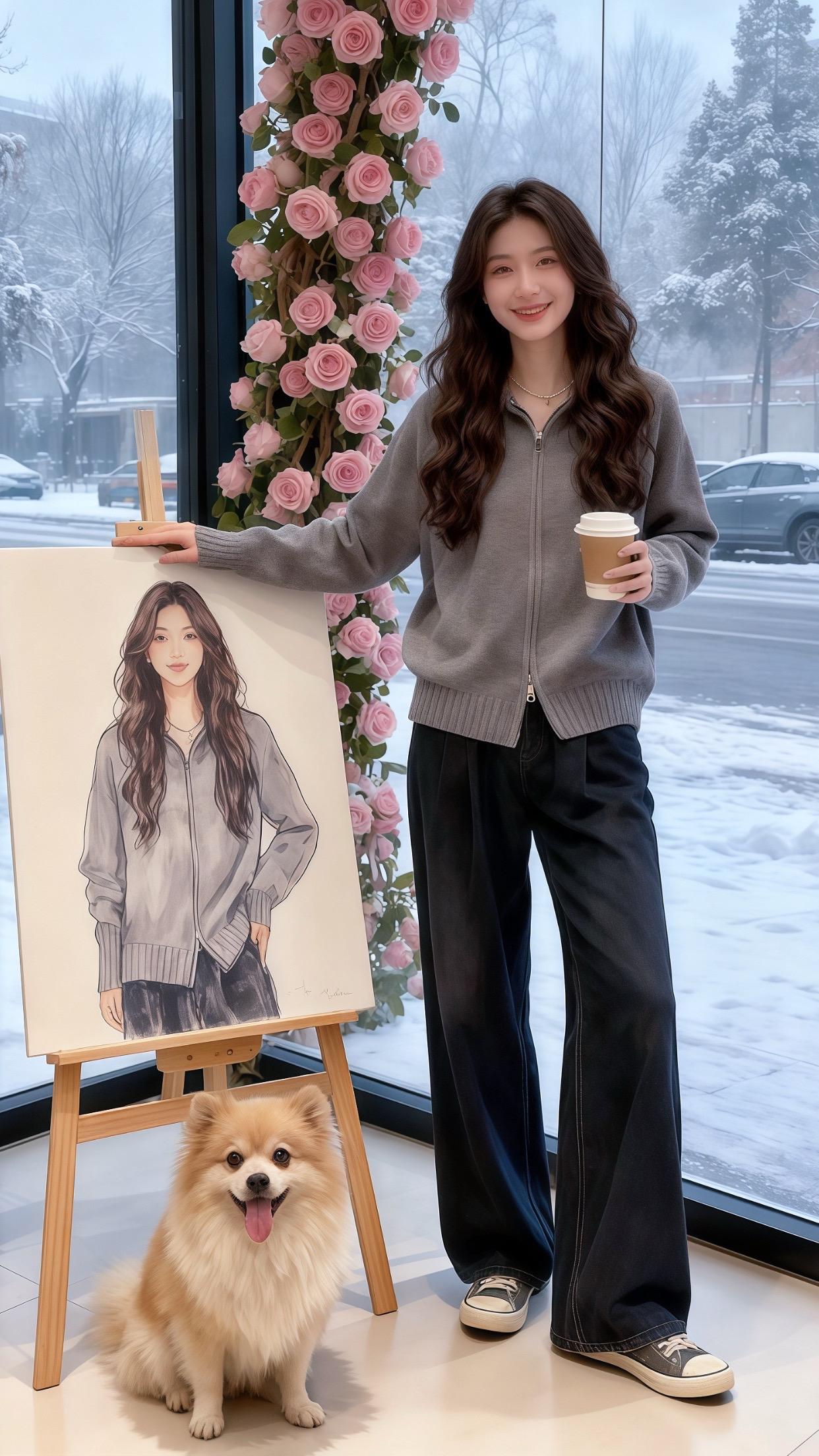 韩系穿搭 温柔穿搭 秋冬穿搭实用主义 预制立冬的氛围感ootd 时尚又...