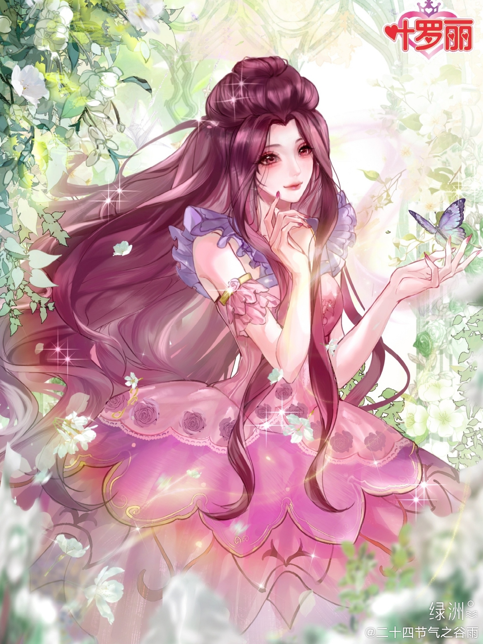 茉莉生日海报来啦 《精灵梦叶罗丽》正剧官博，茉莉生日海报来啦！精灵梦叶罗丽  绿