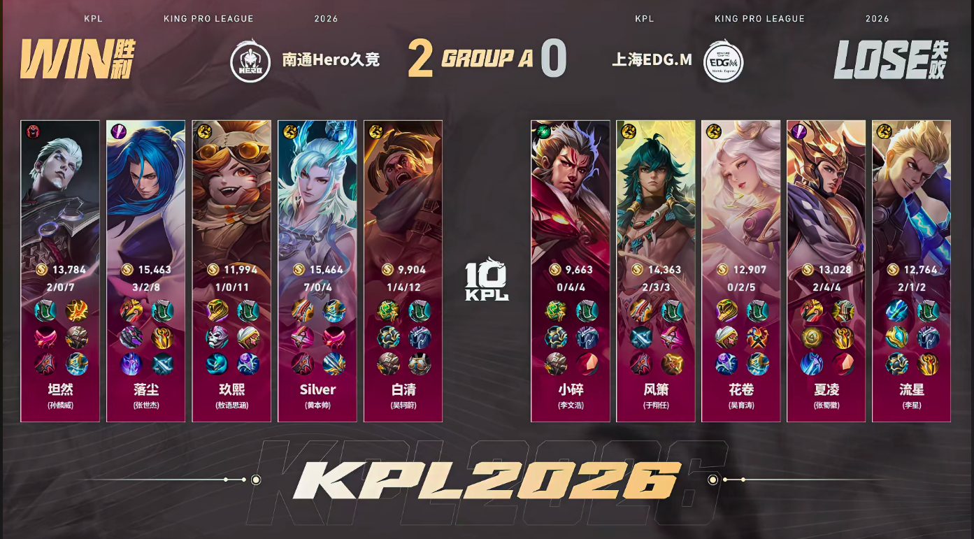 Silver招牌敖隐Hero对战EDGMHero 2:0 EDGMSilver的