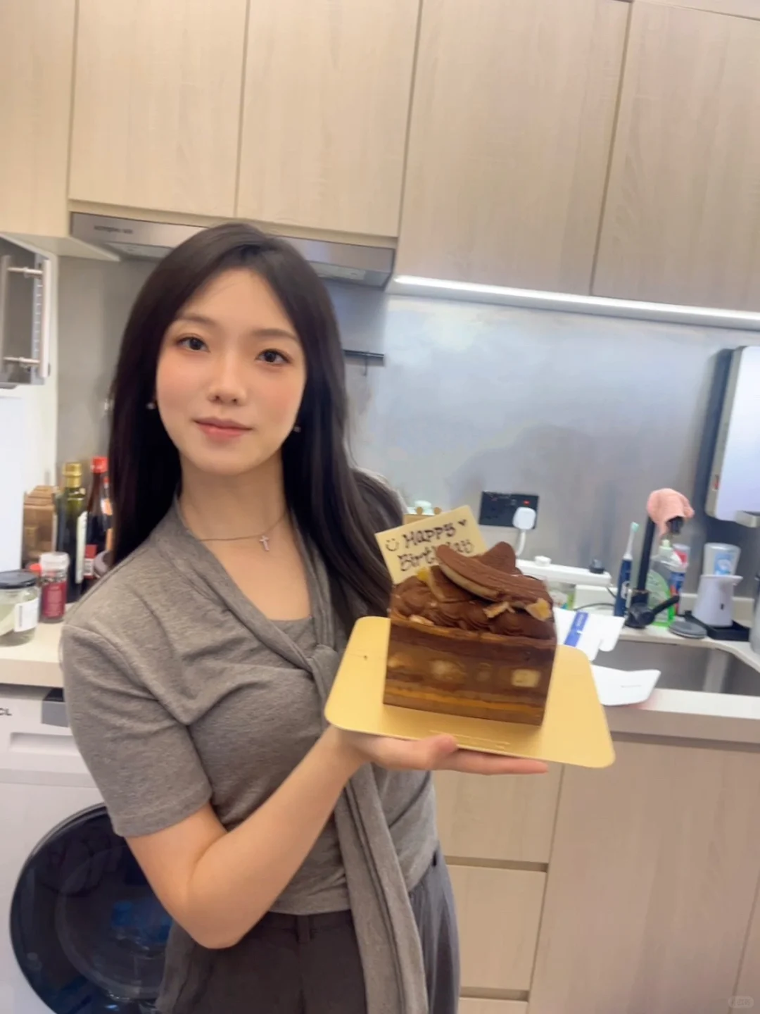 香蕉巧克力奶油蛋糕的存在是绝对的^_^