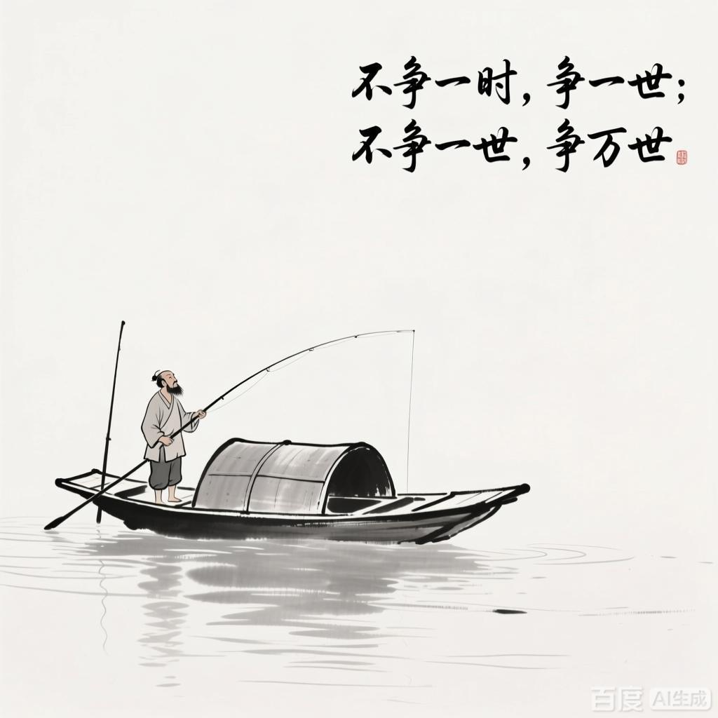 不争一时，争一世！！！
不执着于眼前的得失、一时的快慢或局部的胜负，而是以更长远