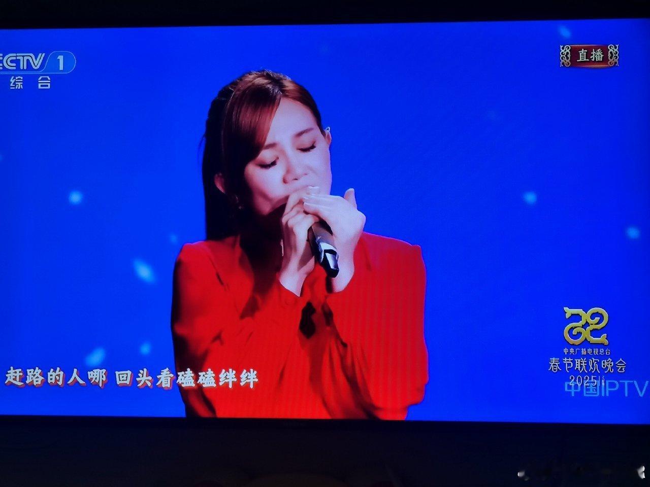 春晚 梁静茹这首歌好好听  我听哭了 今晚目前歌曲最佳 