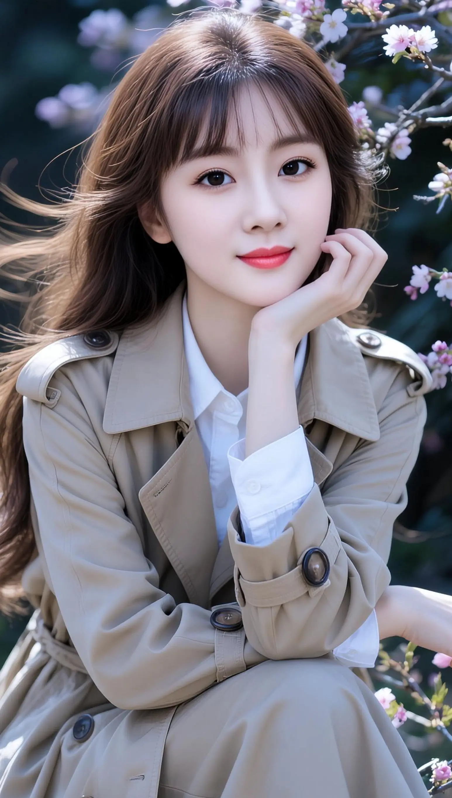 AI风衣氛围感写真 随变ai随便玩