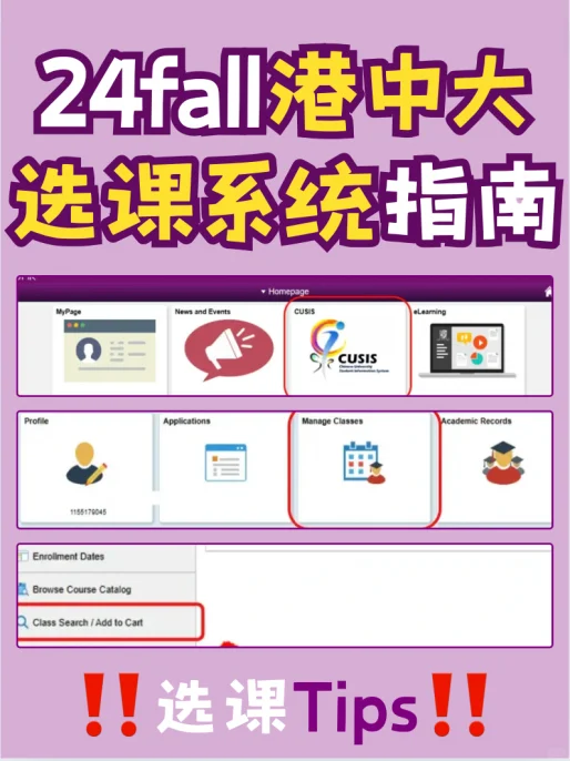 🇭🇰24fall港中大选课指南📌无fo可以进来选