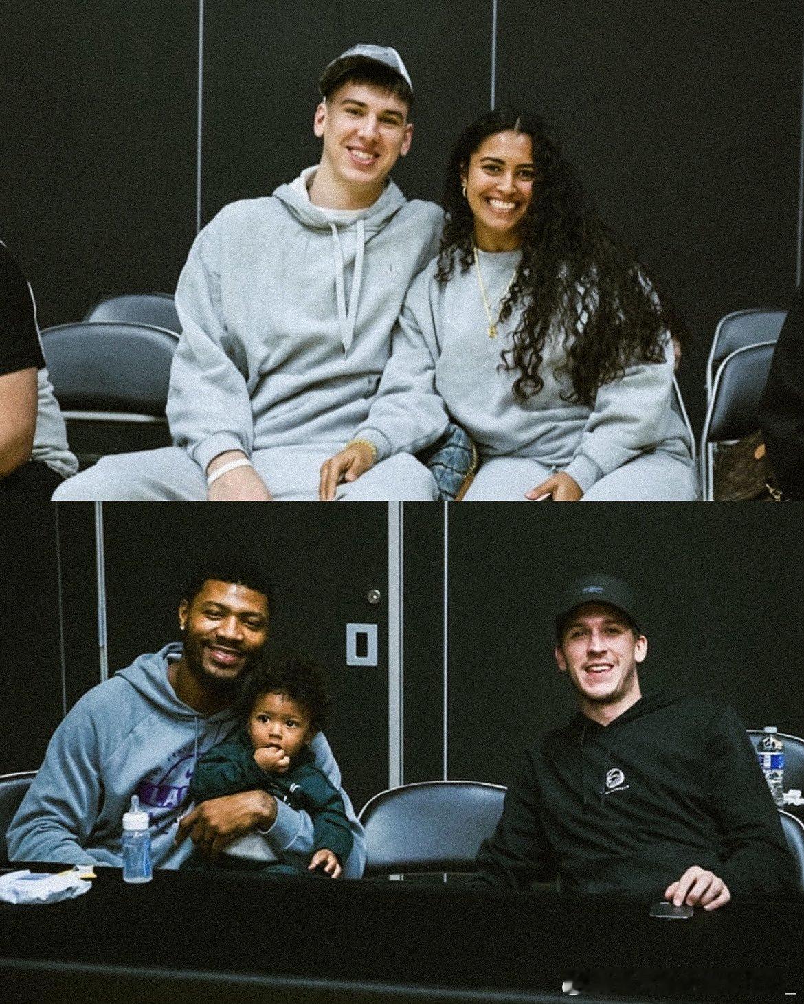 斯玛特、小里、拉拉维亚今日在现场支持南湾湖人💜💛