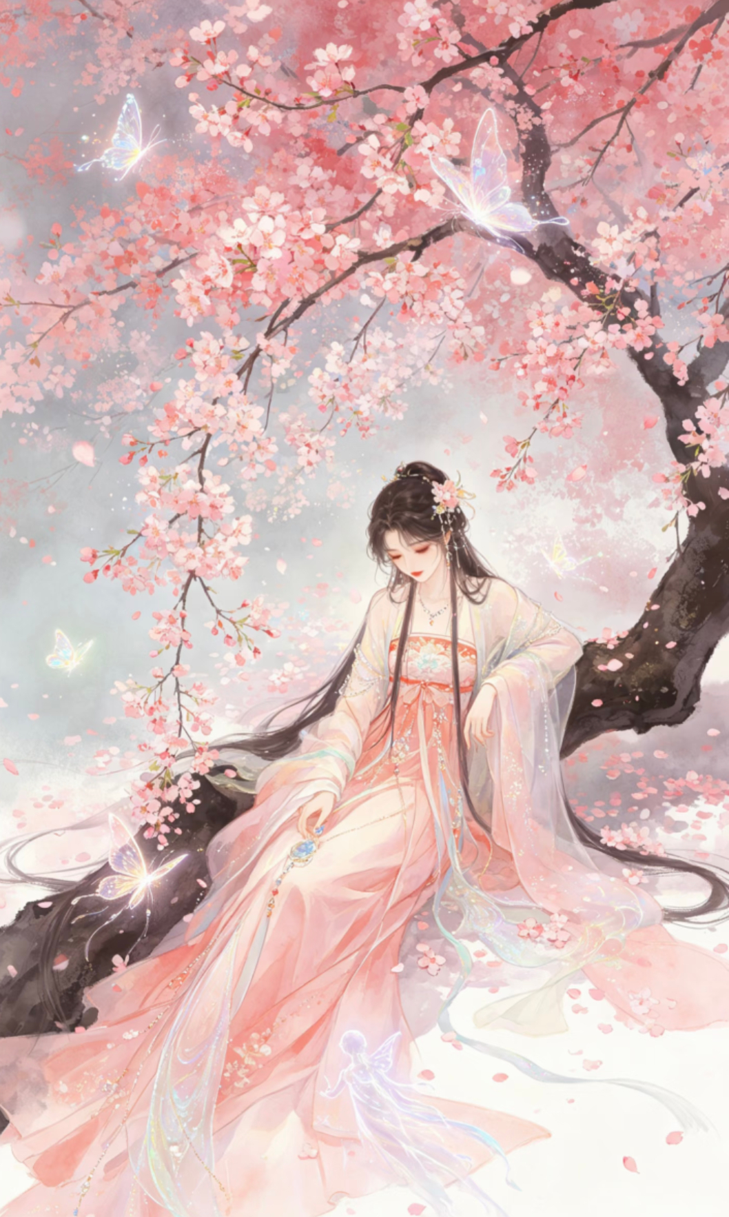 氛围感|古风女头|明色系我不爱无聊人间，只偏爱你眉眼 