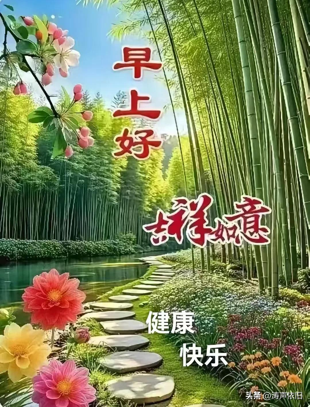 《卜算子·伏朝寄安》

暑气漫晨光，
嘱汝添珍重。
少扰尘劳养静怀，
心定清风送