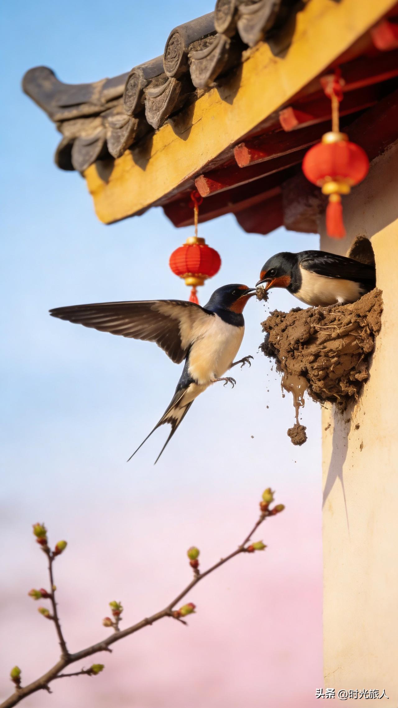 家人们谁懂啊！今早看见春燕啄新泥，突然想写副春联，这下联可把我难住了！翻了好几本