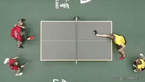 大布袁嘉楠2:1约内斯库斯佐科斯
成都混合团体世界杯小组赛
法国队对阵罗马尼亚队