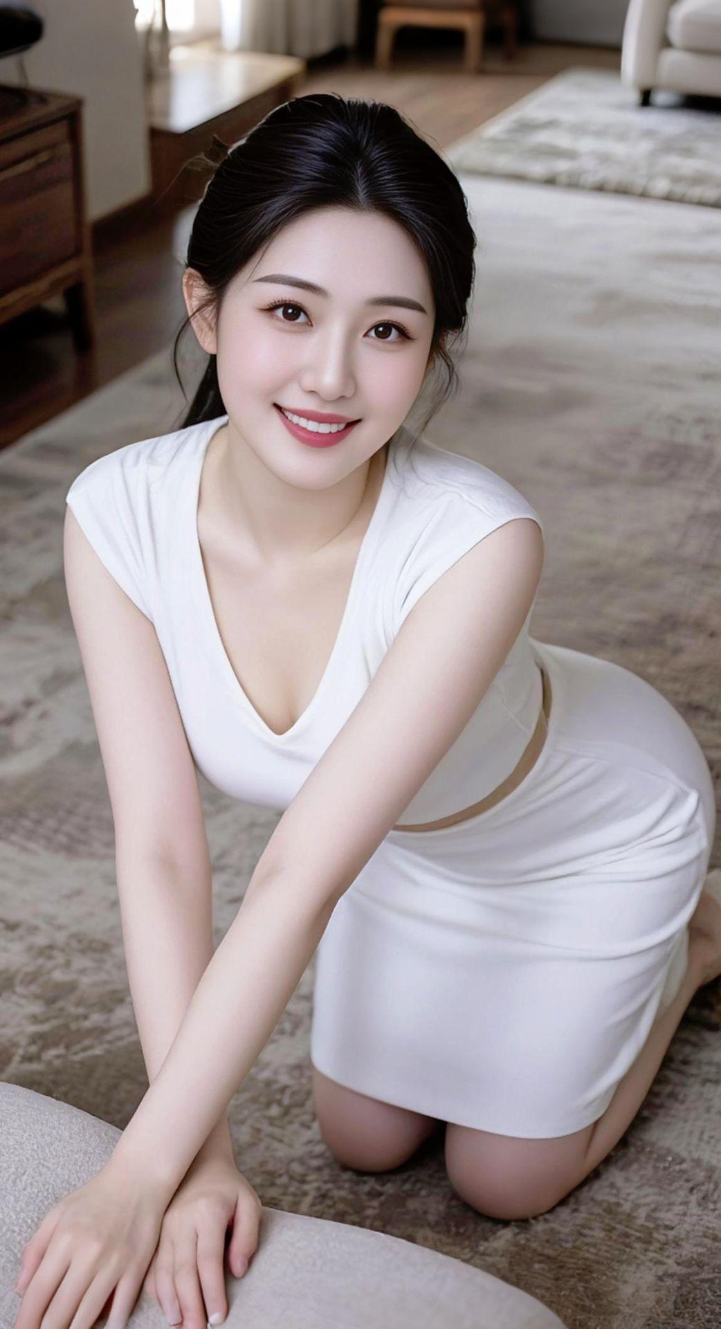 AI扩图 AI柔美丰腴写真 抖音ai创作