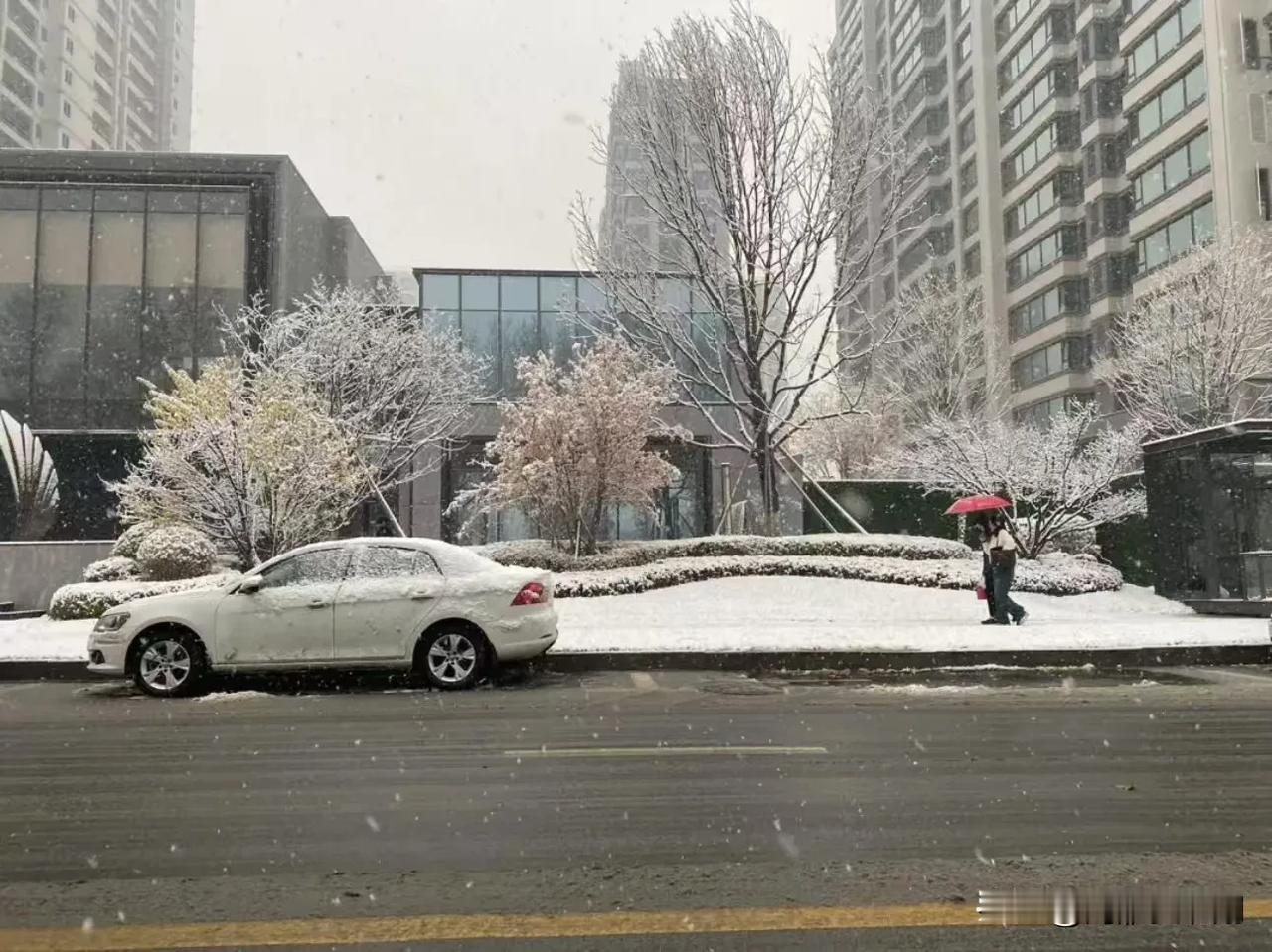 又到了一年开始下雪的时候，昨天看到路边两个孩子拿着伞走在路上，童年的回忆又涌上了