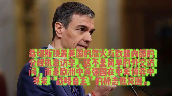 桑切斯顶着美国的怒火与欧盟内部的分歧执意访华，这不是简单的外交访问，而是欧洲中等