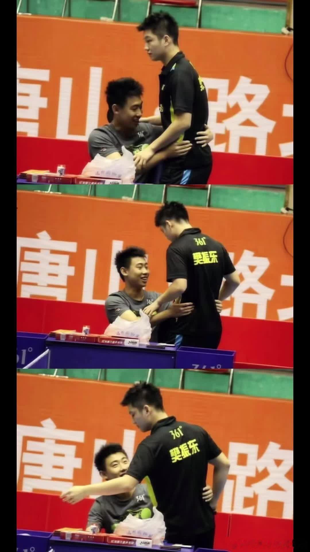 樊振东一点也不胖，明明是A4腰 ​​​