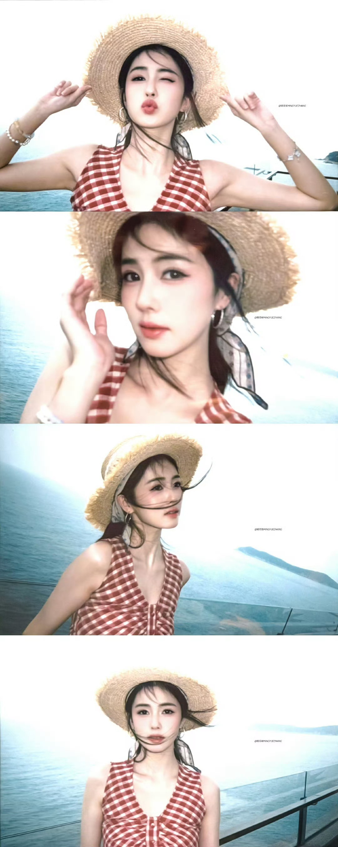 白鹿 🍍白鹿王韵娜 生命是一万次的春和景明-(っ ̯ -｡)海边度假风这组上大