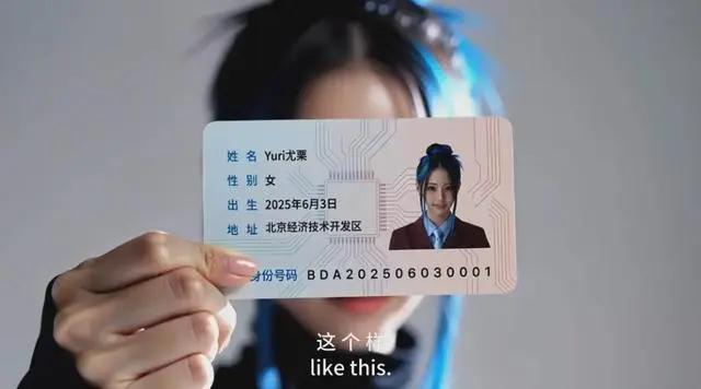 北漂输麻了！一岁AI虚拟人拿下北京身份证，尾号0001！
 
北漂还在死磕积分落